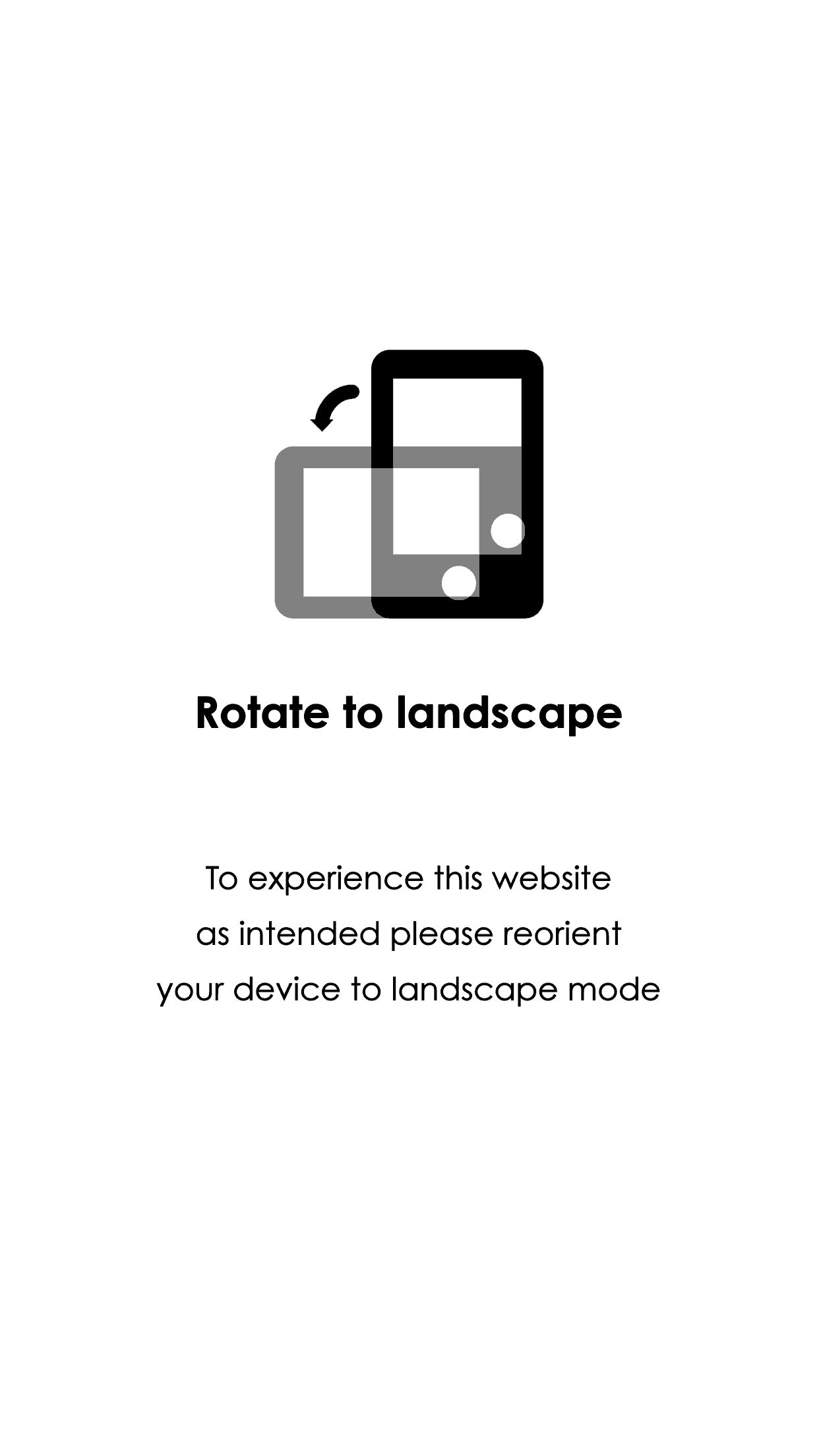 rotate to landscape